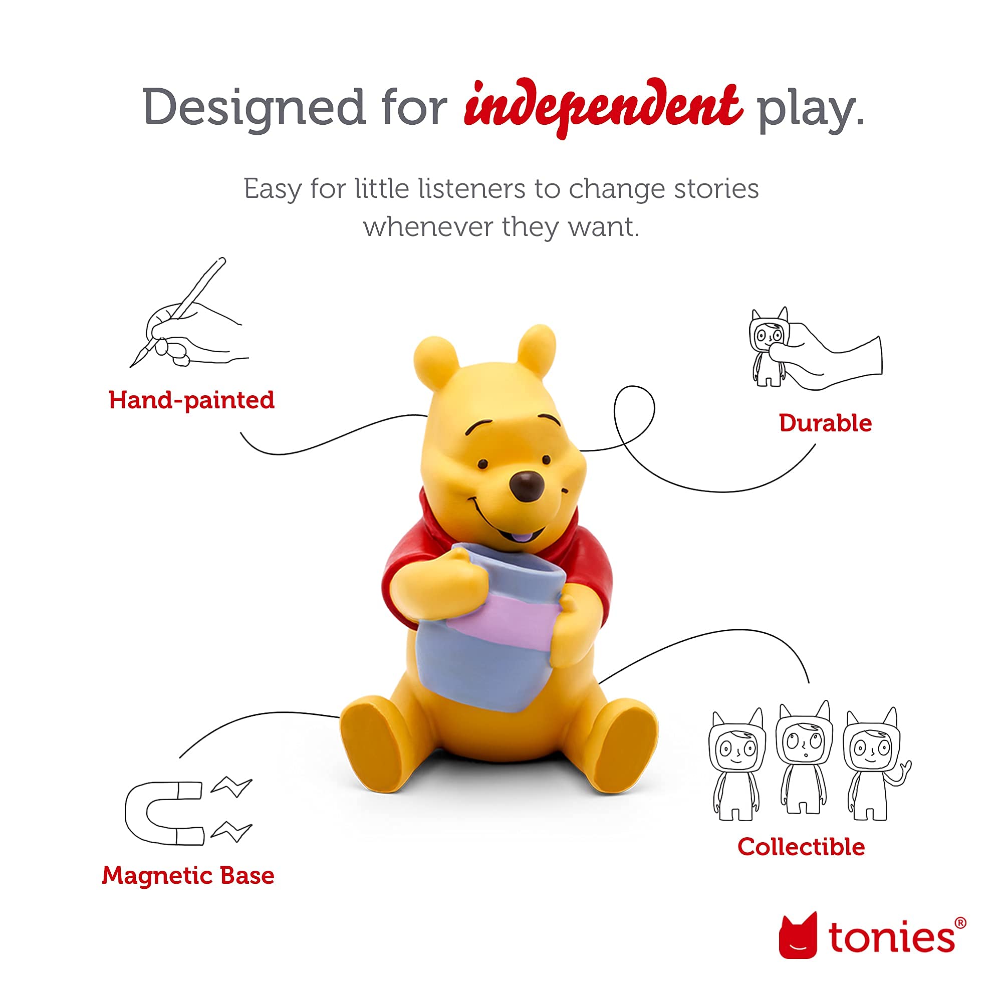 Foto 4 pulgar | Reproducción De Audio: Tonies, Winnie The Pooh, Disney - Venta Internacional.