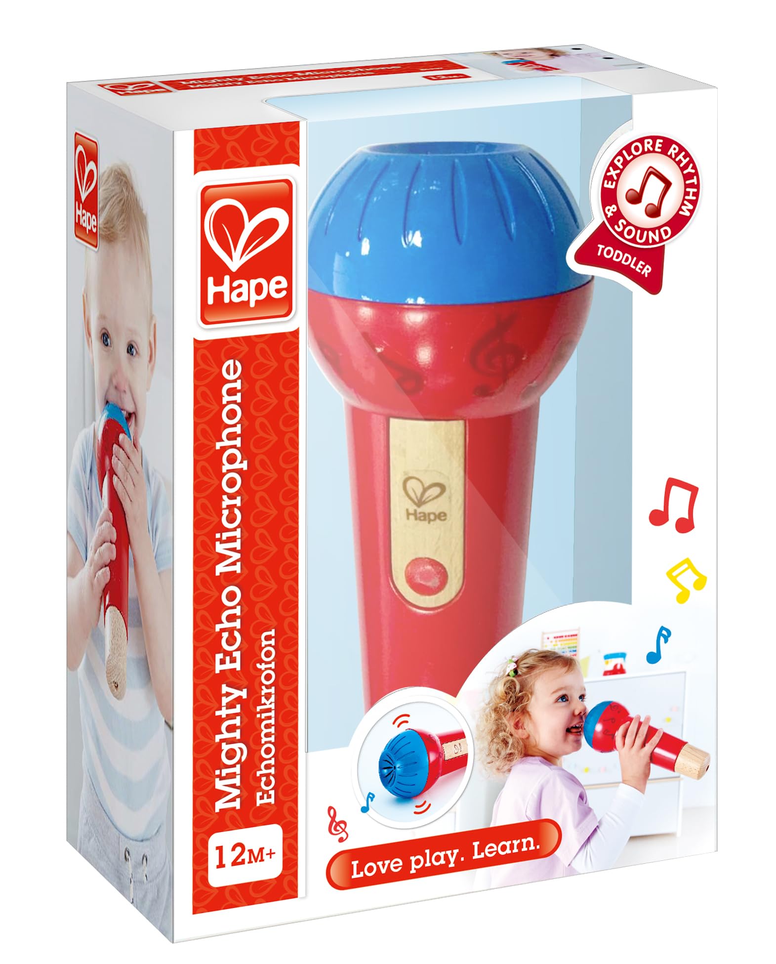 Foto 2 pulgar | Micrófono Toy Hape Mighty Echo Amplificador De Voz Sin Batería - Venta Internacional.
