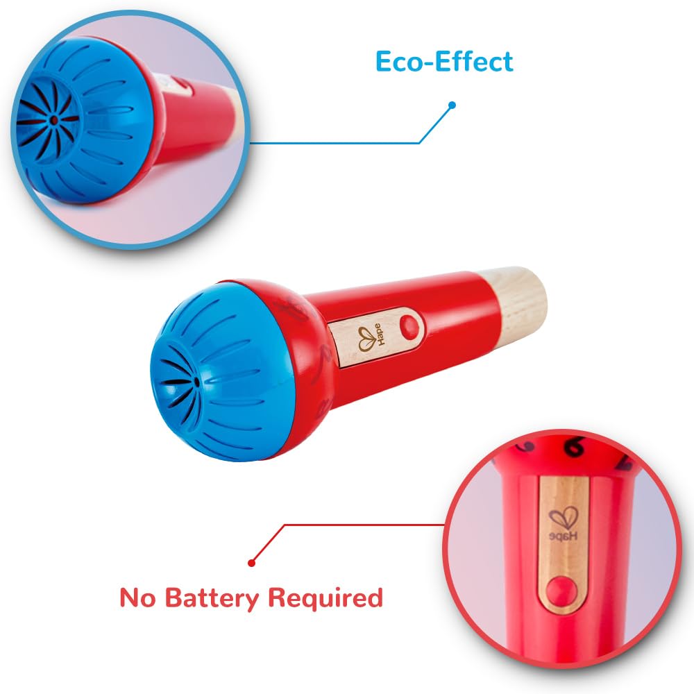 Foto 6 | Micrófono Toy Hape Mighty Echo Amplificador De Voz Sin Batería - Venta Internacional.