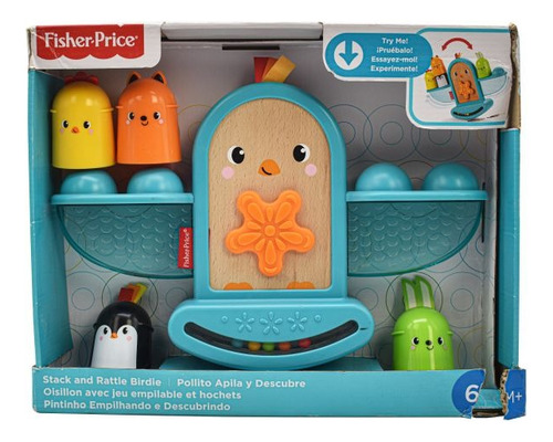 Foto 2 pulgar | Pollito Apila Y Descubre 21cm Fisher Price Cd