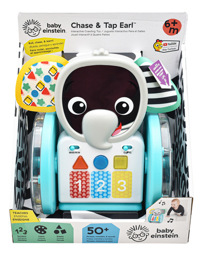 Foto 1 | Chase And Tap Earl Juguete Interactivo Gateo Baby Einstein