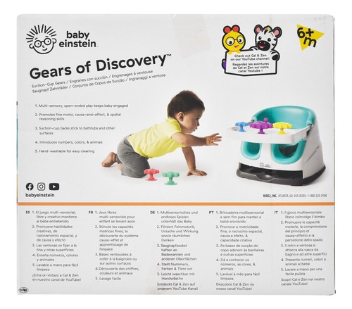 Foto 4 pulgar | Gears Of Discovery Engranes Con Succion Baby Einstein