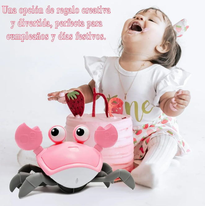 Foto 4 | Xtellar Juguetes Educativos E Interactivos Cangrejo Rosa Sensorial Para Bebés