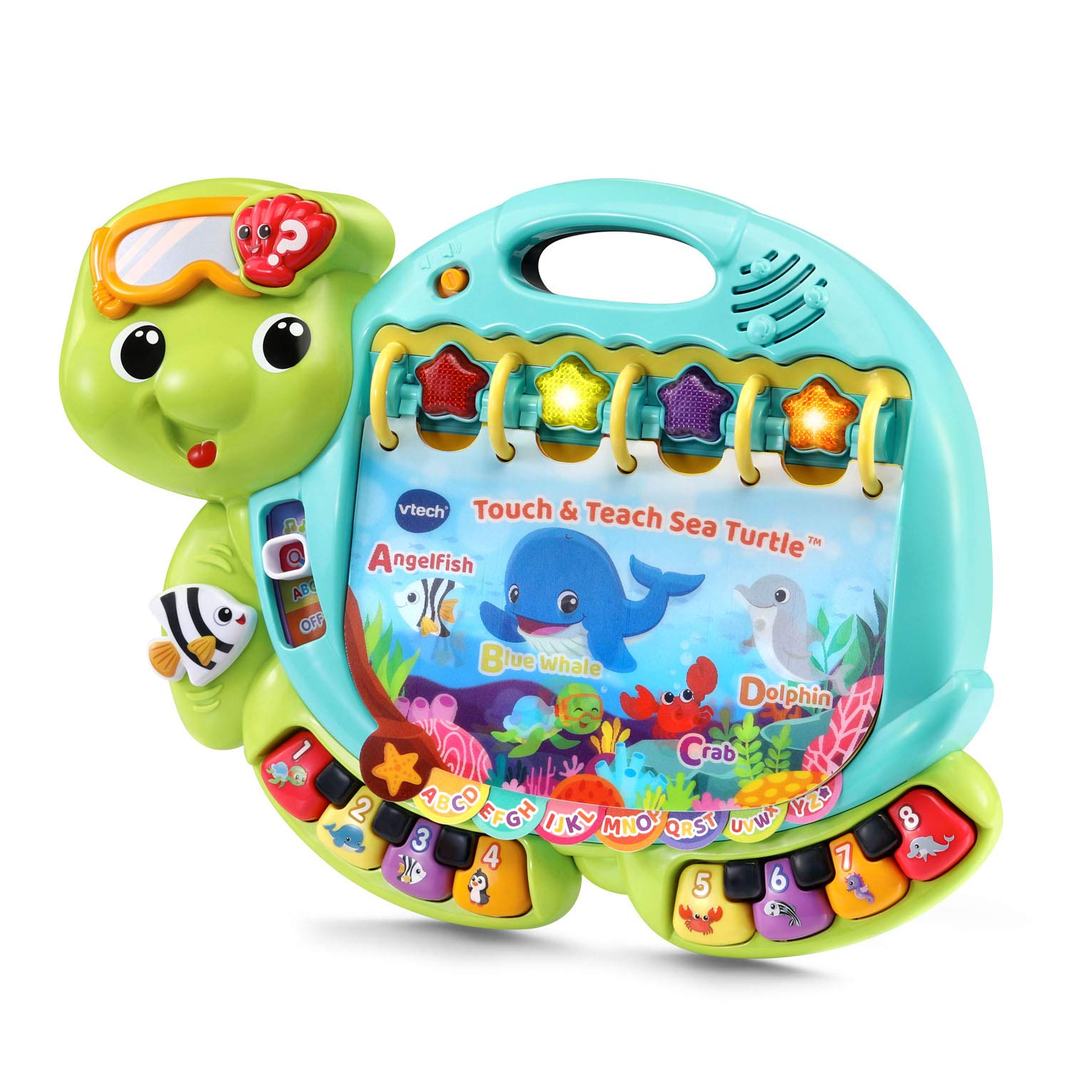 Foto 3 pulgar | Libro Didáctico Interactivo Vtech Touch And Teach Sea Turtle - Venta Internacional.