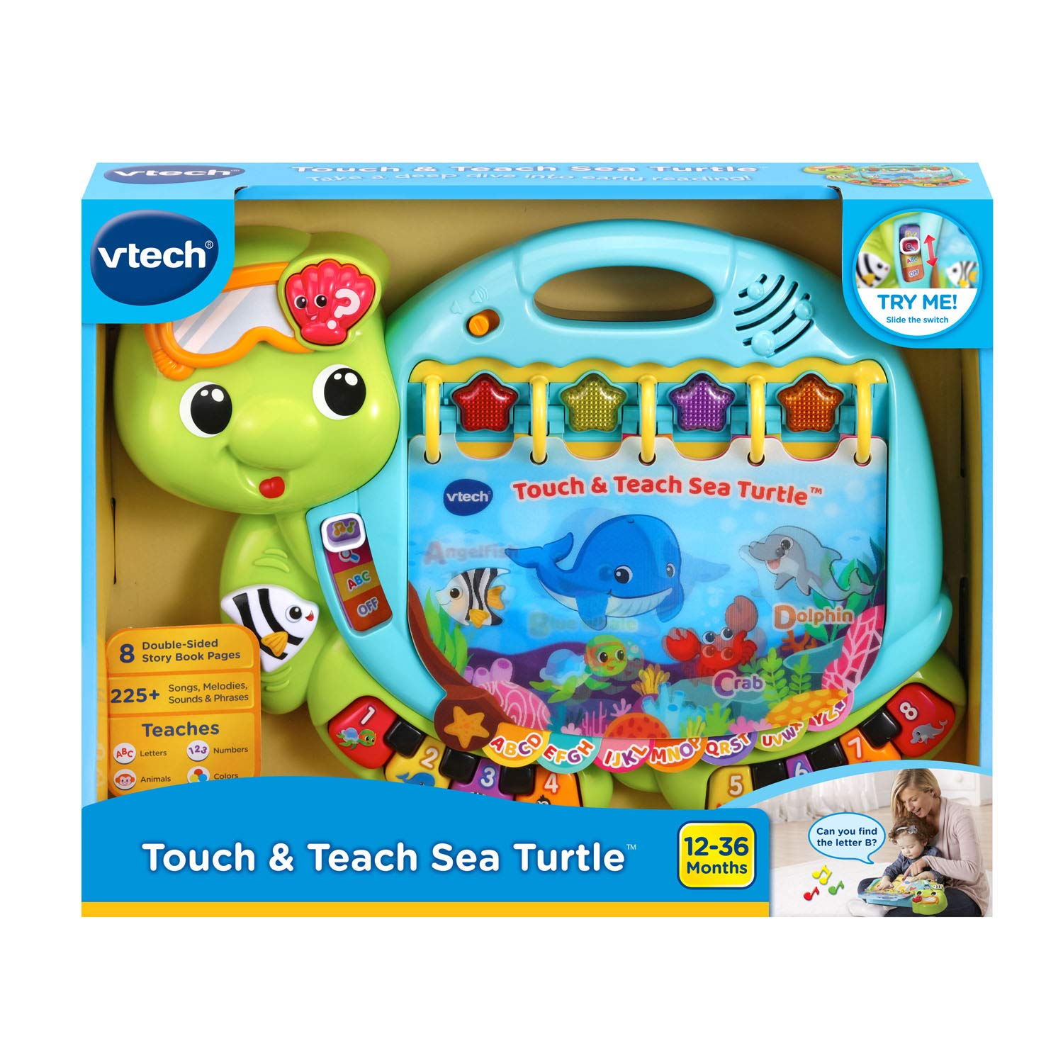 Foto 6 | Libro Didáctico Interactivo Vtech Touch And Teach Sea Turtle - Venta Internacional.