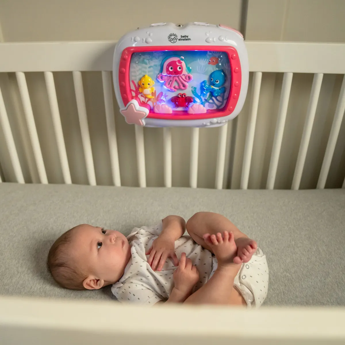 Foto 6 pulgar | Juguete Musical Baby Einstein Sea Dreams Soother Pecera Rosa