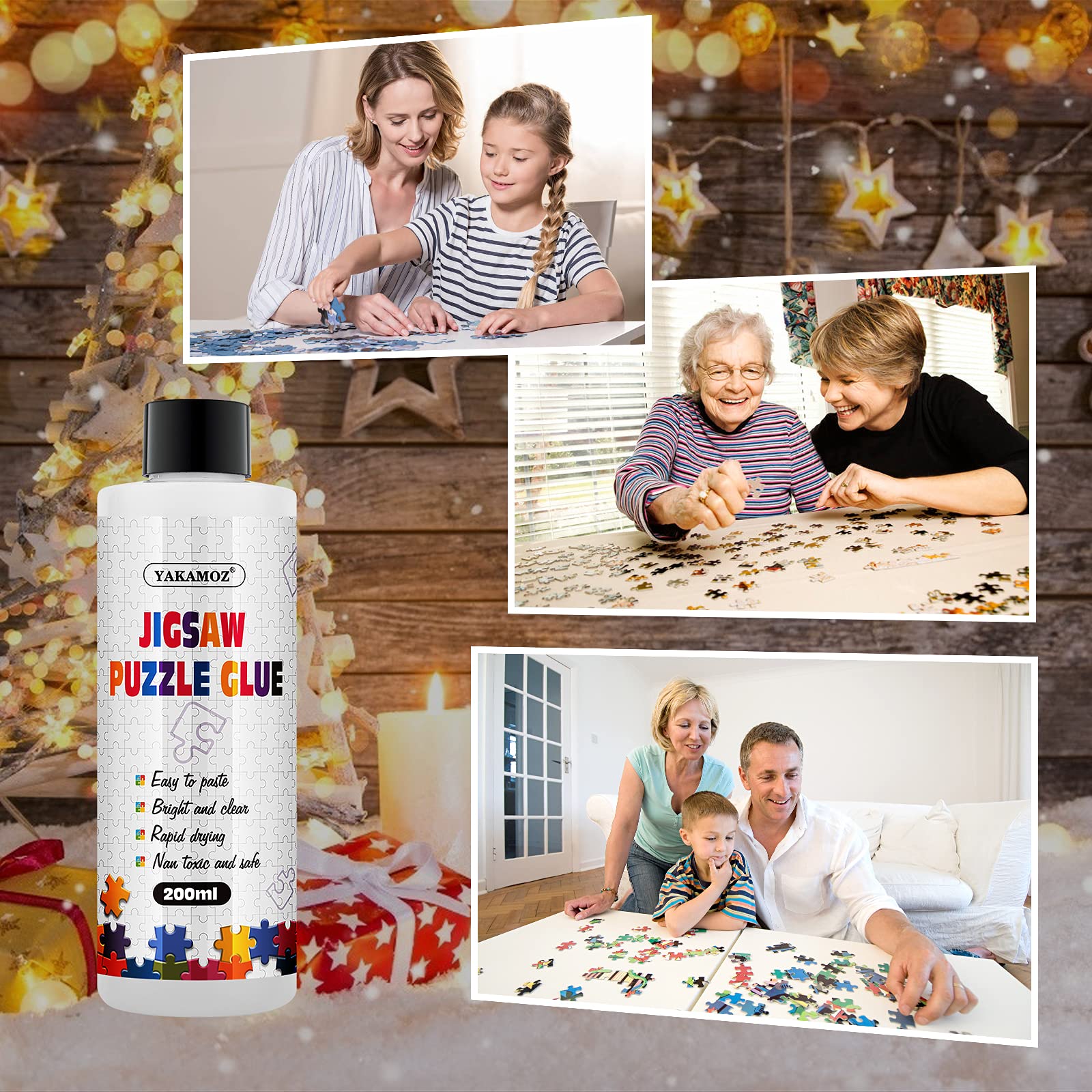 Foto 5 pulgar | Venta Internacional - Pegamento Puzzle Yakamoz Soluble en Agua 200 ml