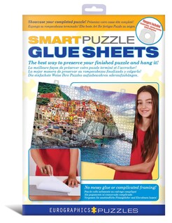 Foto 1 | Hojas Adhesivas para Rompecabezas Eurographics Smart 8 Hojas con Perchas - Venta Internacional