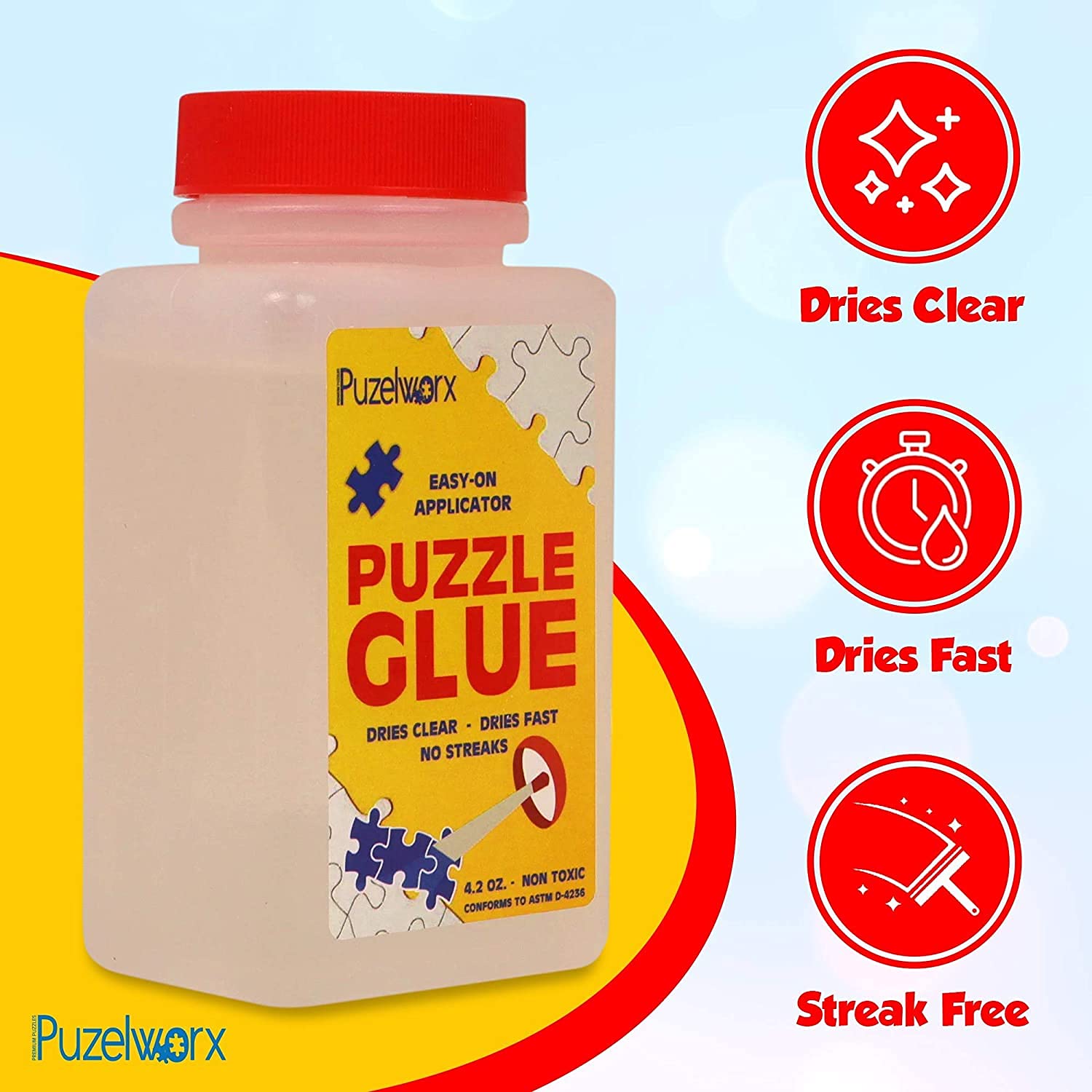 Foto 3 pulgar | Aplicador Puzzle Glue Puzzleworx Easy-on de 125 Ml 2 Unidades- Venta Internacional