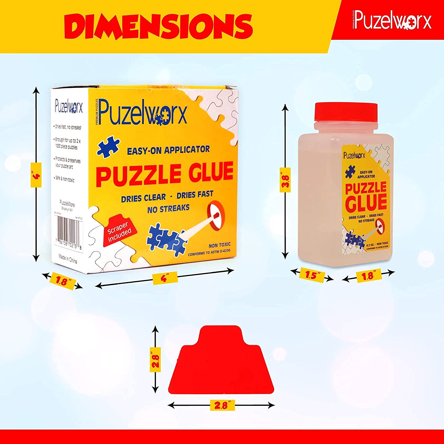 Foto 4 pulgar | Aplicador Puzzle Glue Puzzleworx Easy-on de 125 Ml 2 Unidades- Venta Internacional