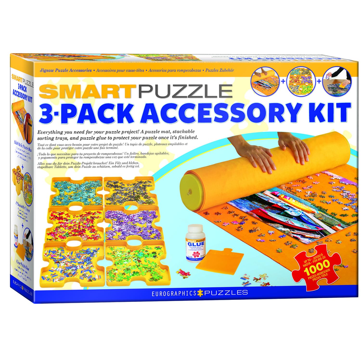 Foto 2 pulgar | Kit De Accesorios Eurographics Smart Puzzle, Paquete De 3 Con Tapete, Tubo, Etc. - Venta Internacional.