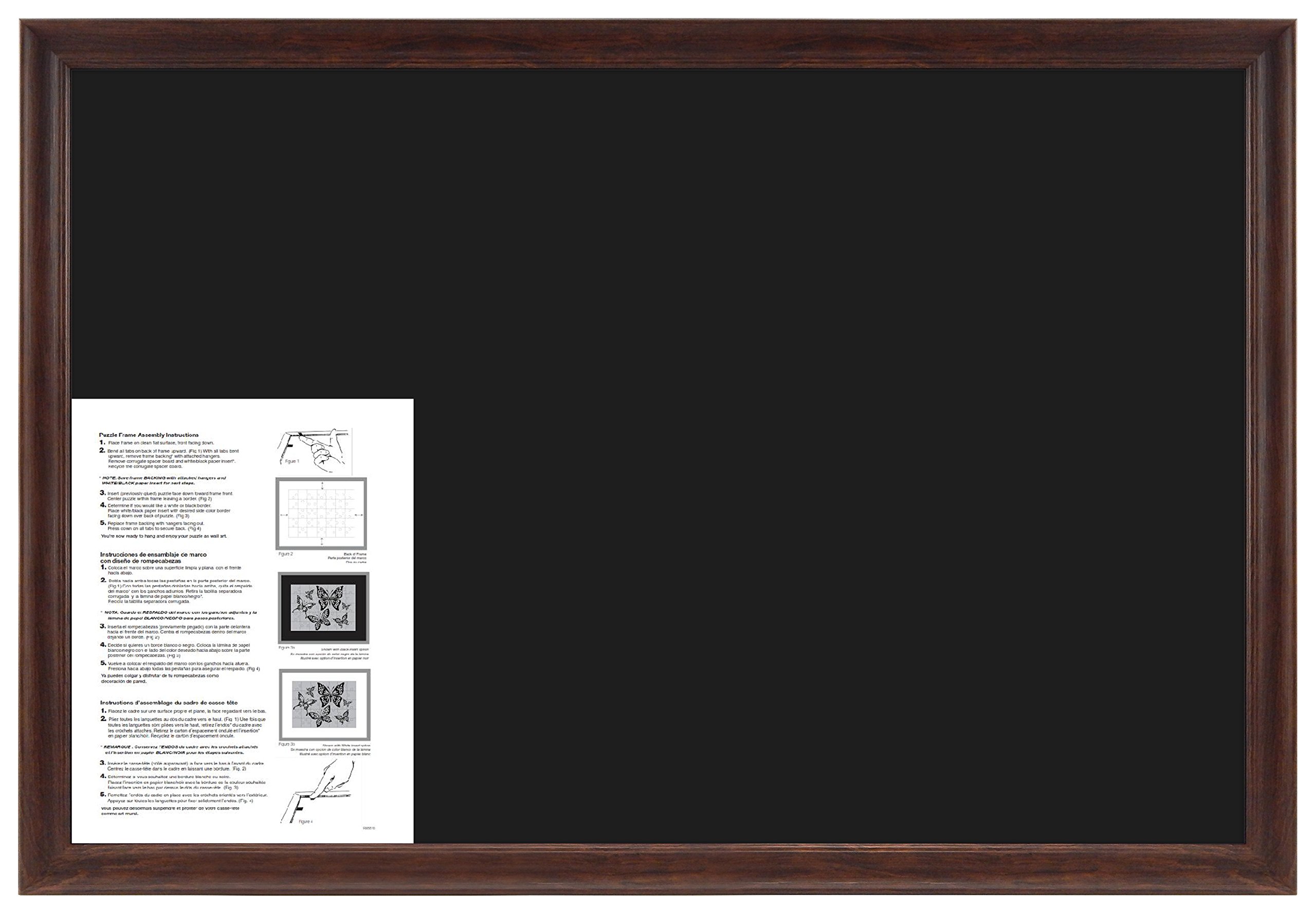 Foto 4 pulgar | Marco Mcs Para Rompecabezas De Nogal De 50 X 75 Cm O Más Pequeño - Venta Internacional.