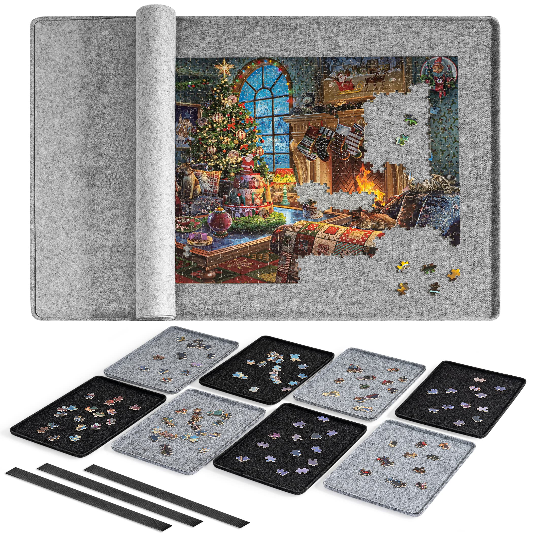 Puzzle Board Lavievert Puzzle Con 8 Bandejas Clasificadoras, 1500 Unidades - Venta Internacional.