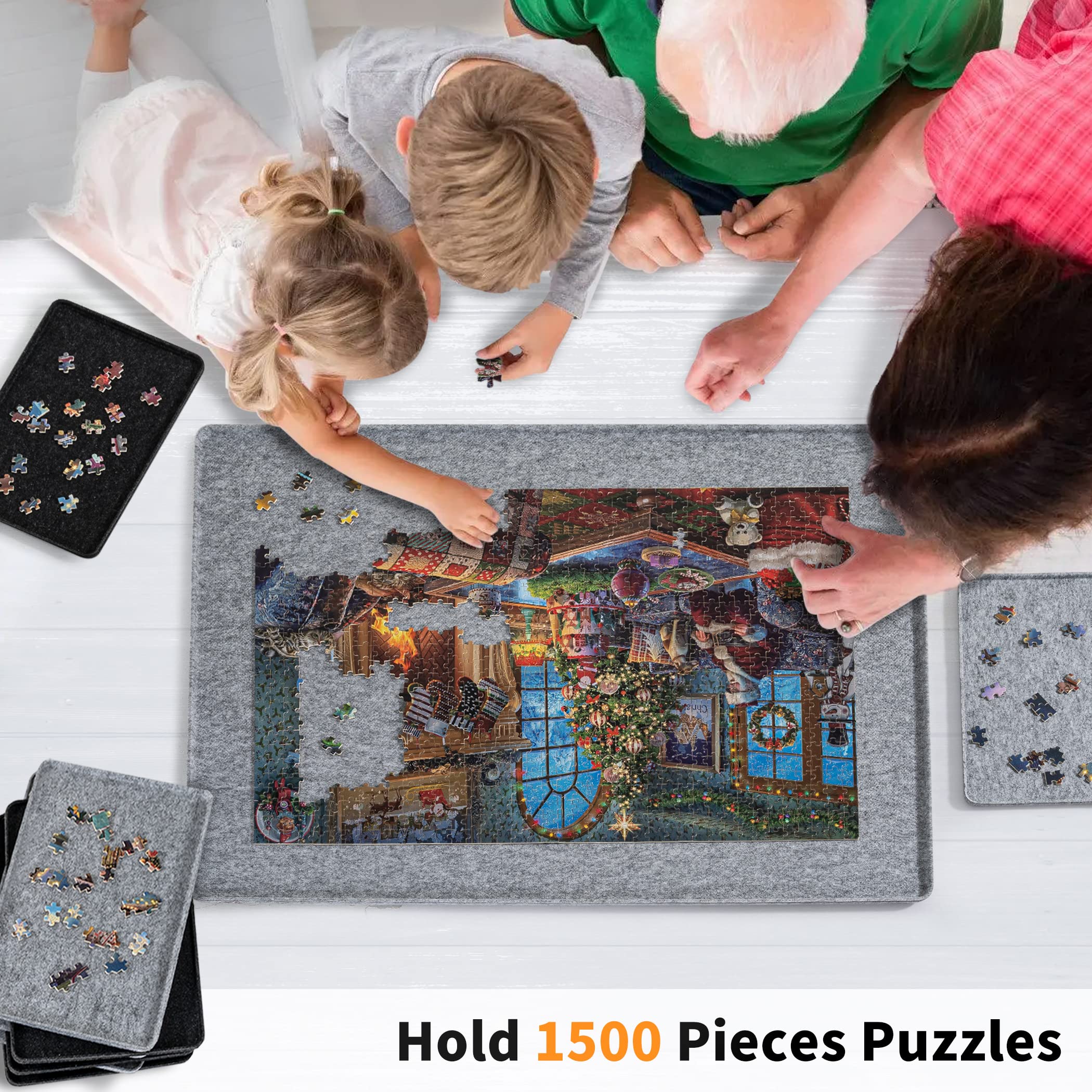 Foto 7 pulgar | Puzzle Board Lavievert Puzzle Con 8 Bandejas Clasificadoras, 1500 Unidades - Venta Internacional.