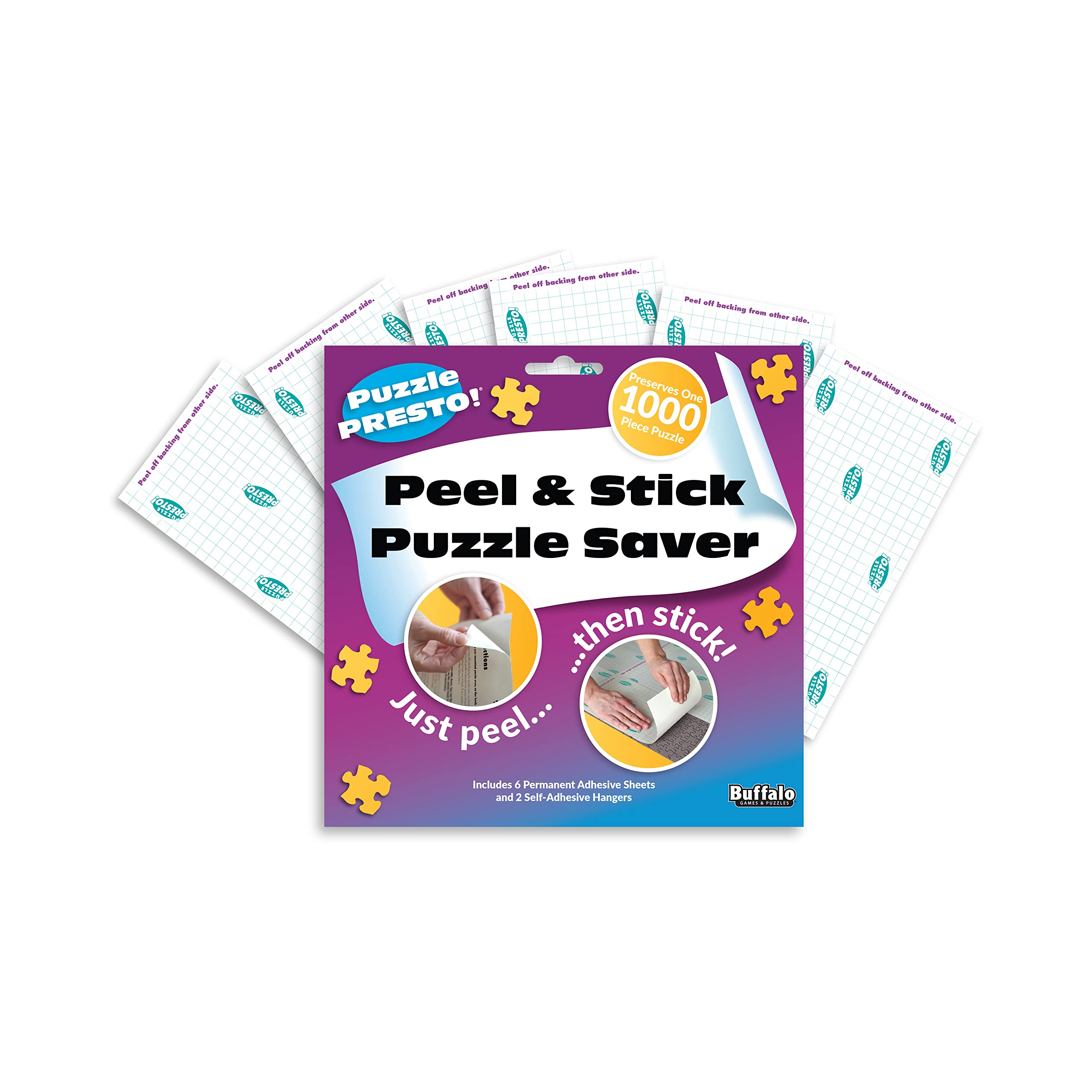 Foto 4 pulgar | Puzzle Saver Buffalo Games Puzzle ¡listo! Pela Y Pega - Venta Internacional.