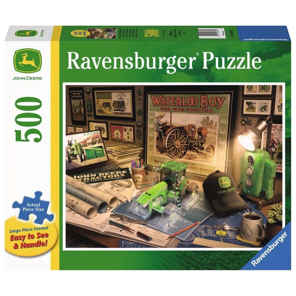 Foto 2 pulgar | Venta Internacional - Rompecabezas Ravensburger John Deere - Escritorio 500 Piezas