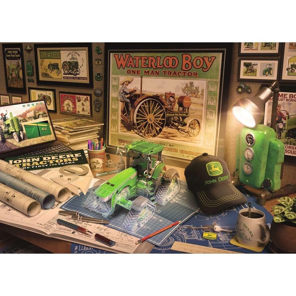 Foto 3 | Venta Internacional - Rompecabezas Ravensburger John Deere - Escritorio 500 Piezas