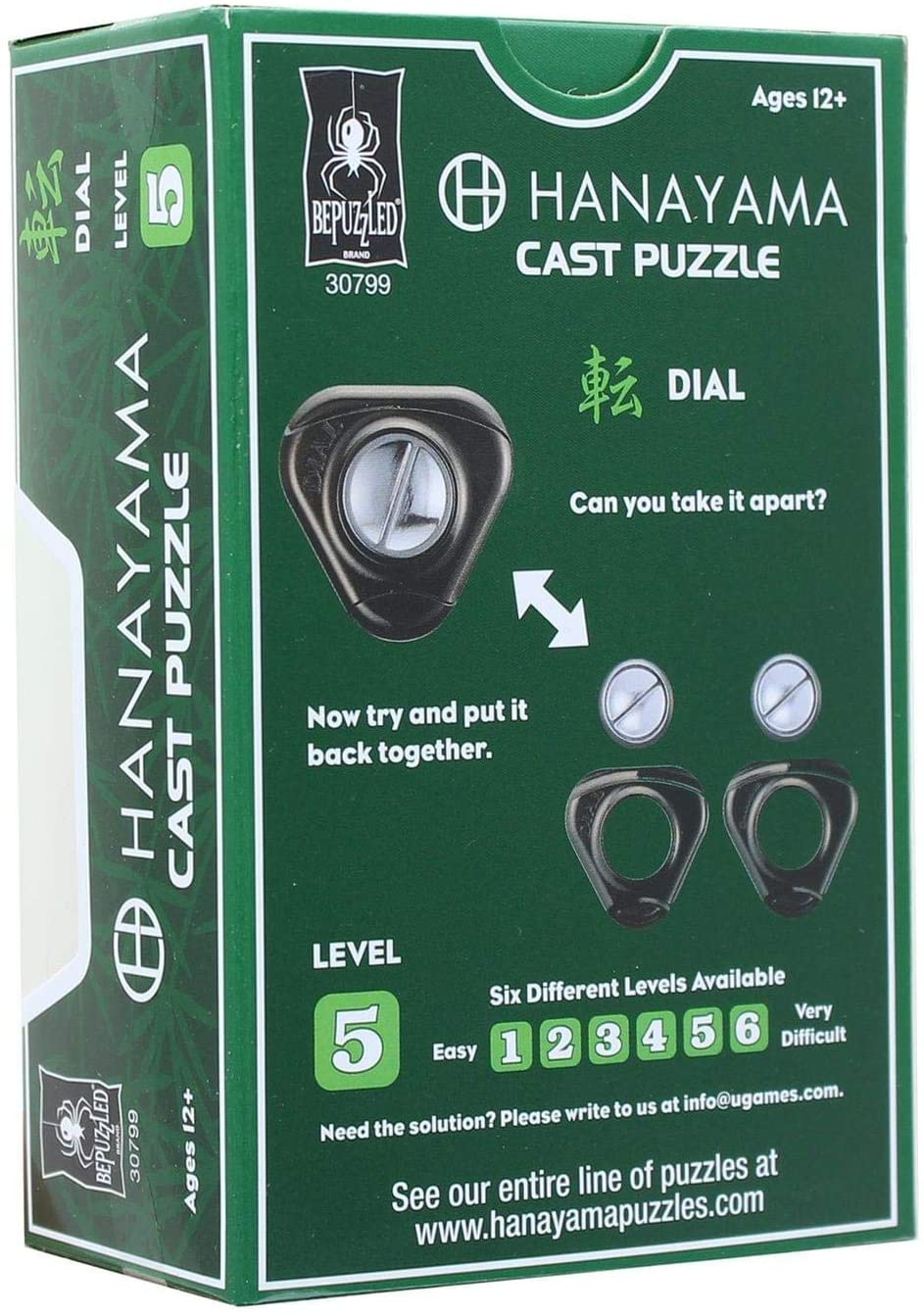 Foto 4 pulgar | Venta Internacional - Puzzle Bepuzzled Dial Hanayama Cast Metal — Nivel De Acertijo