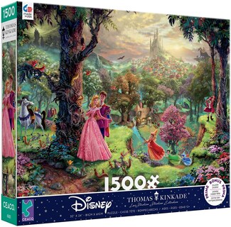 Foto 3 | Venta Internacional - Rompecabezas Ceaco Thomas Kinkade Bella Durmiente Disney 1500 Piezas