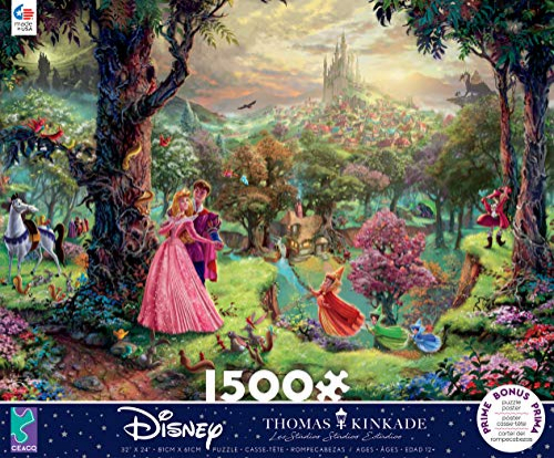 Foto 6 | Venta Internacional - Rompecabezas Ceaco Thomas Kinkade Bella Durmiente Disney 1500 Piezas