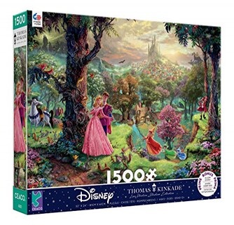 Foto 7 | Venta Internacional - Rompecabezas Ceaco Thomas Kinkade Bella Durmiente Disney 1500 Piezas