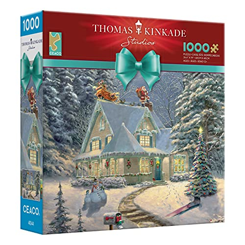 Foto 4 pulgar | Venta Internacional - Rompecabezas Navideño Ceaco Thomas Kinkade 1000 Piezas