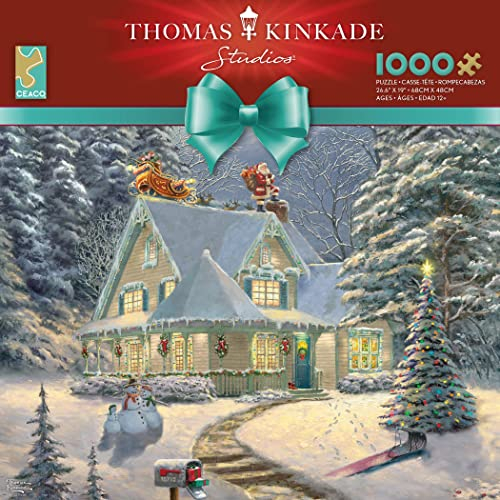 Foto 7 pulgar | Venta Internacional - Rompecabezas Navideño Ceaco Thomas Kinkade 1000 Piezas