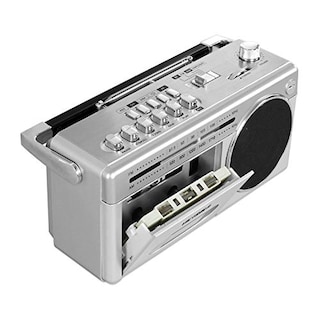 Foto 3 | Venta Internacional - Mini Boombox Bluetooth Victrola Reproductor de Casetes Grabadora y Radio