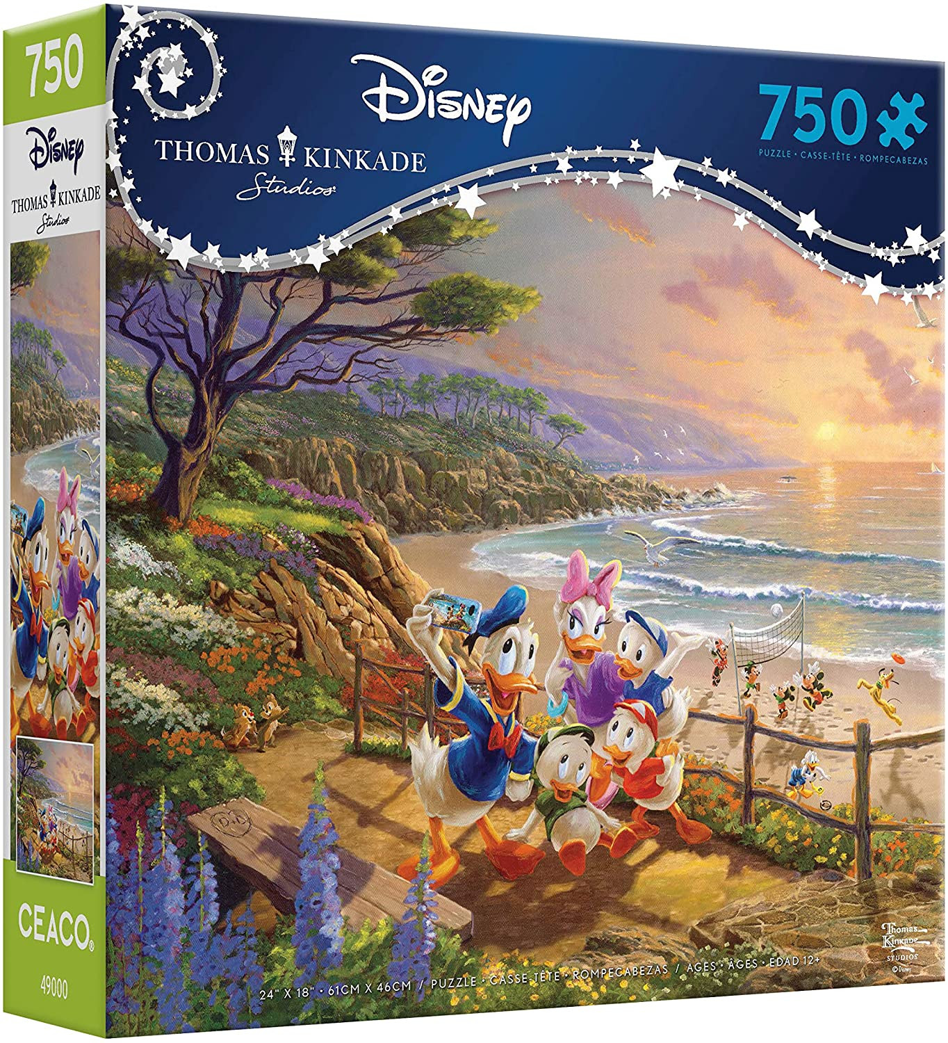 Foto 4 pulgar | Venta Internacional - Rompecabezas Ceaco Thomas Kinkade Disney Dreams 750 Piezas