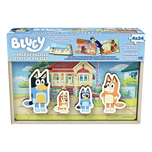 Foto 2 pulgar | Venta Internacional-Rompecabezas Spin Master Games Bluey 4 x 24