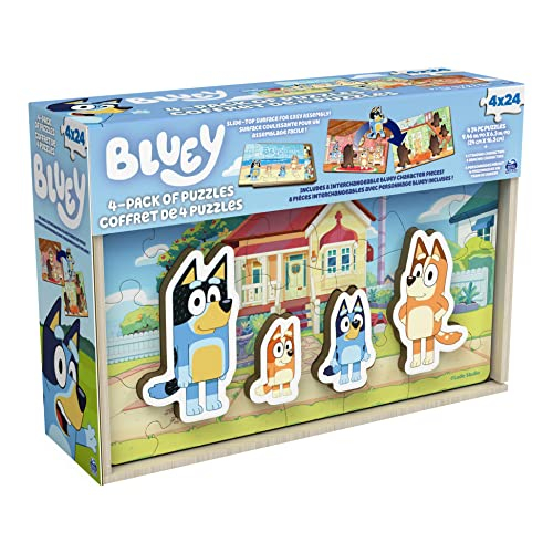 Foto 9 pulgar | Venta Internacional-Rompecabezas Spin Master Games Bluey 4 x 24