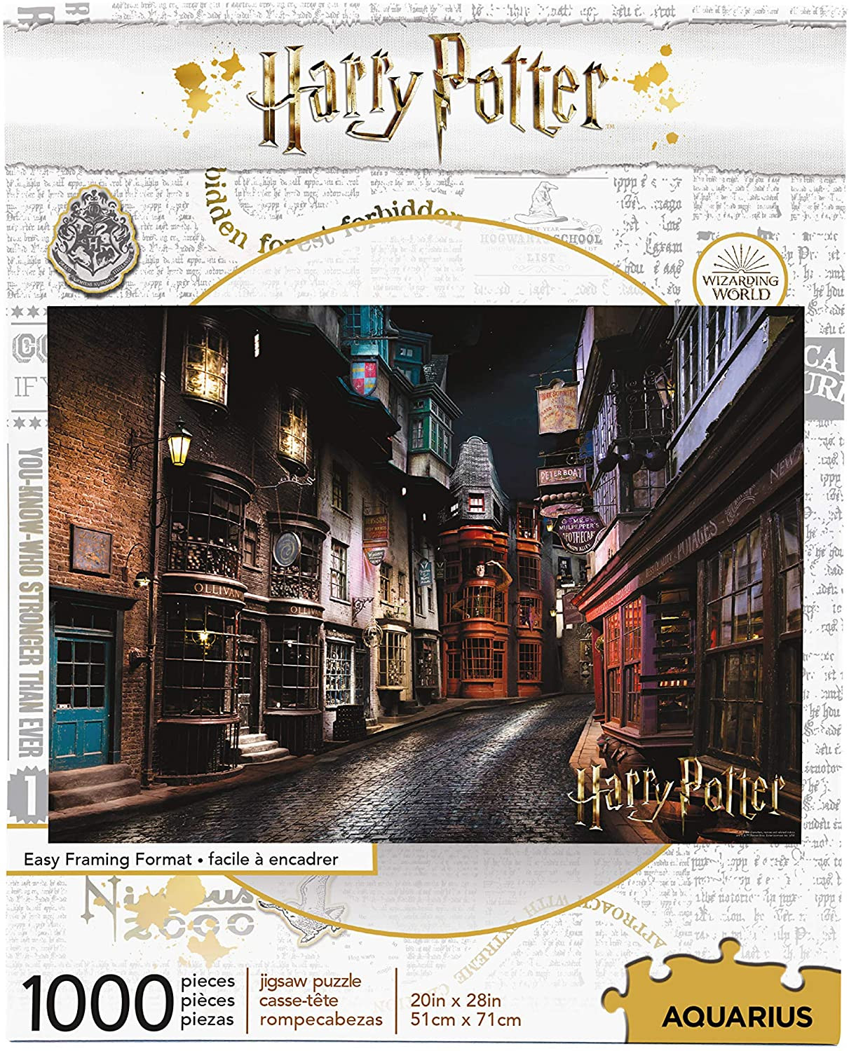 Venta Internacional - Rompecabezas De Harry Potter Diagon Alley, 1000 Piezas