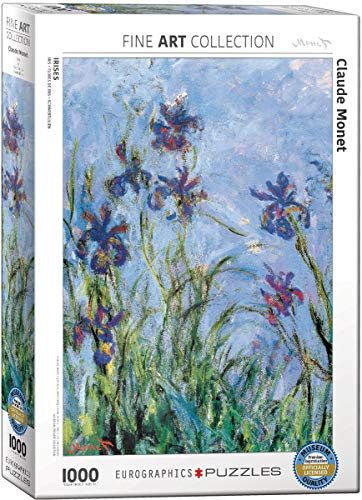 Foto 2 pulgar | Venta Internacional - Rompecabezas Eurographics Iris de Claude Monet de 1000 Piezas