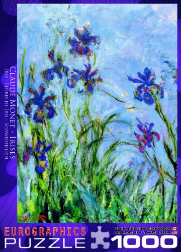 Foto 5 pulgar | Venta Internacional - Rompecabezas Eurographics Iris de Claude Monet de 1000 Piezas