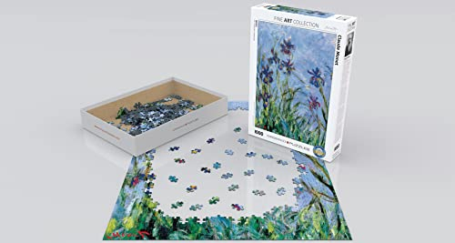 Foto 7 pulgar | Venta Internacional - Rompecabezas Eurographics Iris de Claude Monet de 1000 Piezas