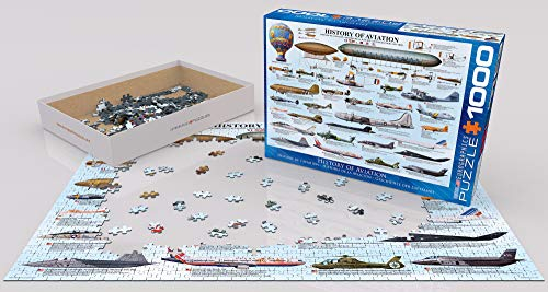 Foto 4 pulgar | Venta Internacional - Eurographics Historia de la Aviación Puzzle (1000 Piezas)