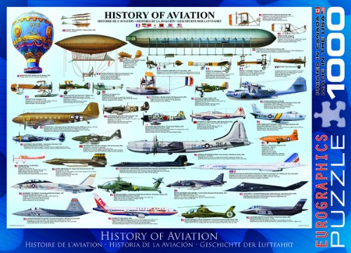 Foto 4 | Venta Internacional - Eurographics Historia de la Aviación Puzzle (1000 Piezas)