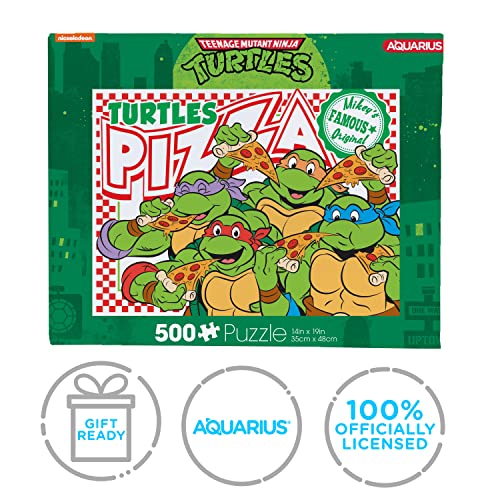 Foto 8 pulgar | Venta Internacional-Rompecabezas Aquarius Teenage Mutant Ninja Turtles 500 Piezas