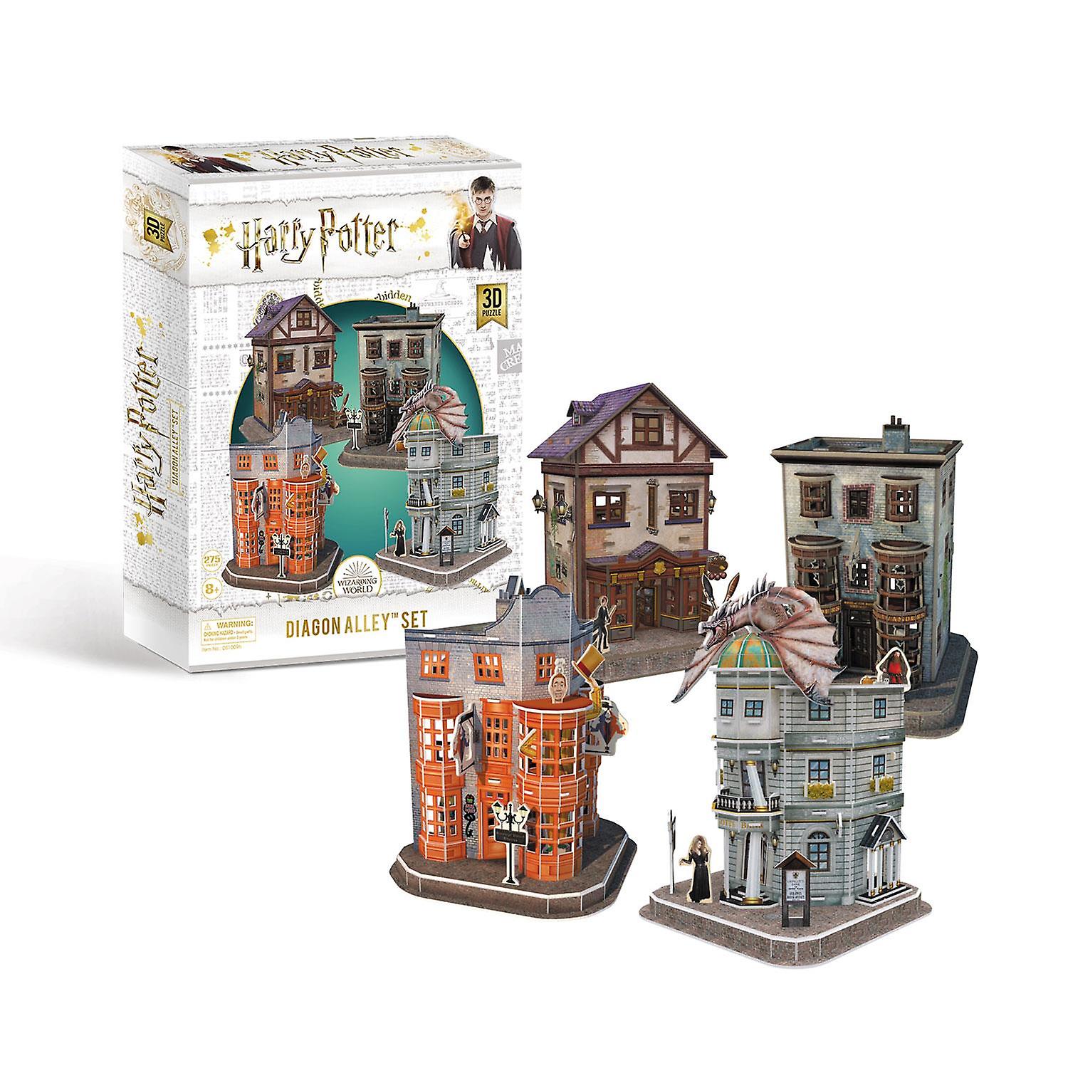 Foto 2 pulgar | Venta Internacional - Rompecabezas 3D de la Colección Harry Potter Diagon Alley 4 Modelos