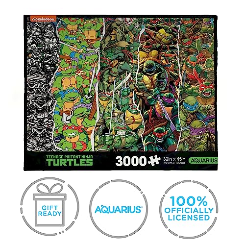 Foto 8 pulgar | Venta Internacional - Rompecabezas Aquarius Tmnt Timeline de 3000 Piezas