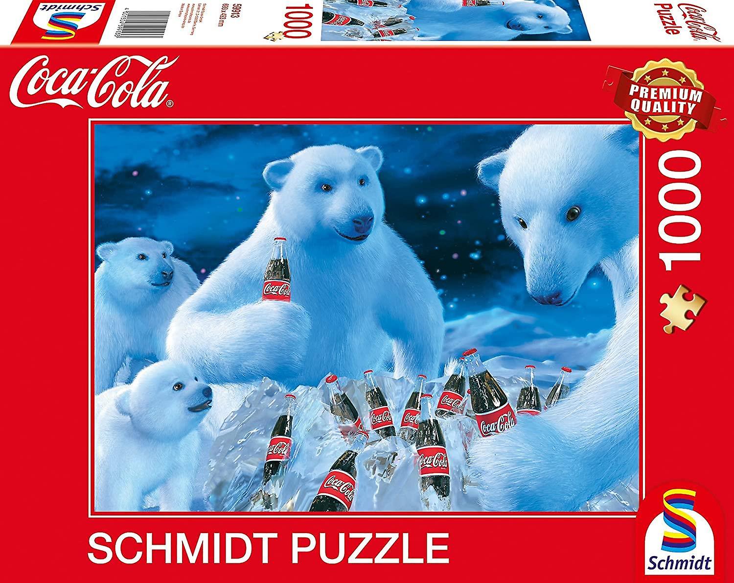 Foto 3 pulgar | Venta Internacional - Rompecabezas Schmidt Coca Cola Polar Bears 1000 Piezas