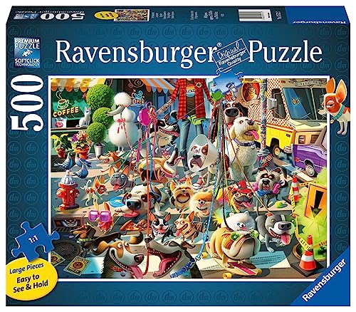 Foto 3 pulgar | Venta Internacional - Rompecabezas Ravensburger The Dog Walker 500 Piezas