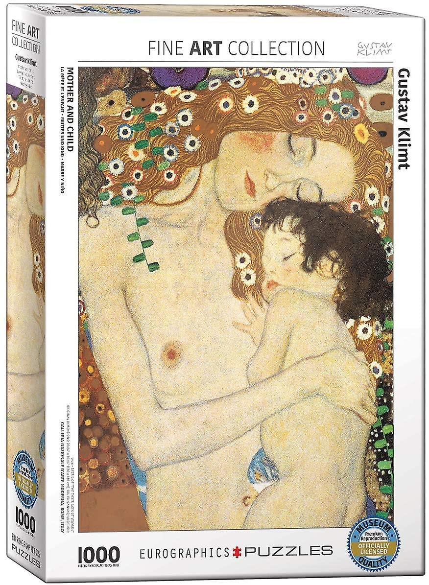 Foto 3 pulgar | Venta Internacional - Rompecabezas Eurographics Madre E Hijo, Gustav Klimt 10