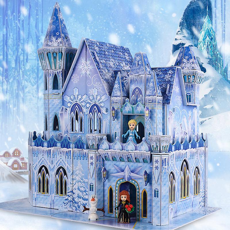 Foto 3 pulgar | Venta Internacional - Puzzle 3d Enchanted Ice Castle Para Niños - Girl Toys