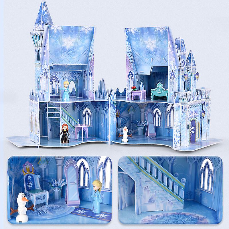 Foto 4 pulgar | Venta Internacional - Puzzle 3d Enchanted Ice Castle Para Niños - Girl Toys