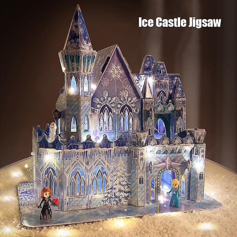 Foto 6 pulgar | Venta Internacional - Puzzle 3d Enchanted Ice Castle Para Niños - Girl Toys