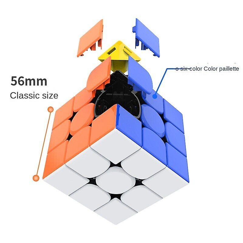 Foto 4 pulgar | Venta Internacional - Puzzle De Velocidad Rubik's Cube 3x3 Gan 356rs Con Sistema Core Magnet