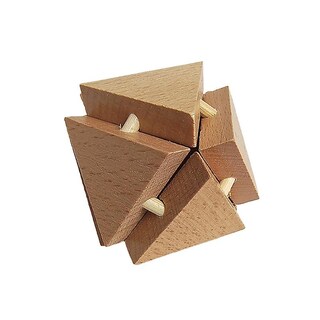 Foto 1 | Venta Internacional - Juguete De Rompecabezas 3d De Madera, Exquisito Candado Luban Para Todas Las Edades