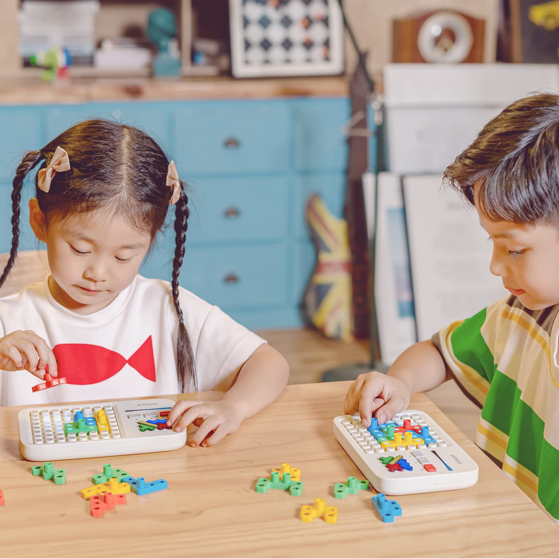 Foto 4 pulgar | Venta Internacional - Juego De Rompecabezas De Combinación De Patrones Giiker Super Blocks Para Niños