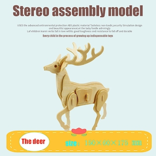 Foto 4 | Venta Internacional - Puzzle De Juguete Educativo De Madera En 3d Para Niños Y Adultos